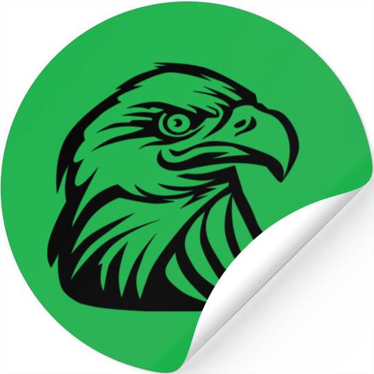 Eagle head tattoo style Stickers