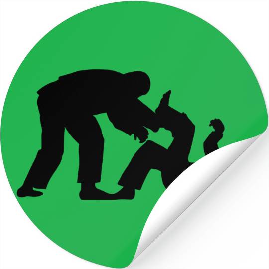 Jiu-jitsu fight Stickers