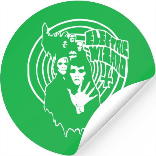 Electric Wizard New Black Dooom Metal Electric T Sh Stickers