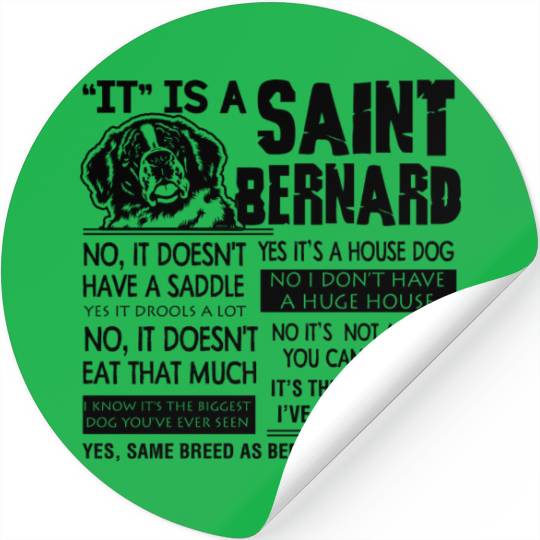 Things About Saint Bernard Stickers