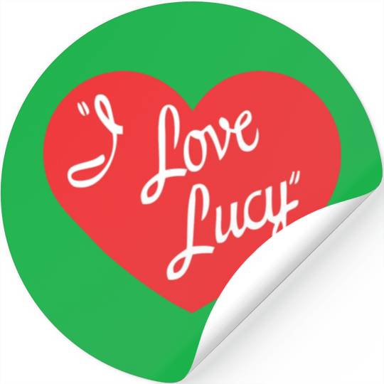 I Love Lucy Stickers