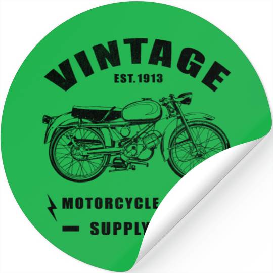 Vintage Classic Motorcycle Stickers