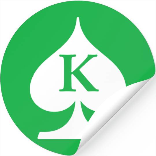 King Of Spades Deck Of Cards Poker Symbol Poker Stickers