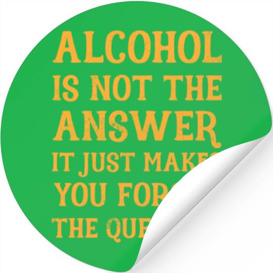 Funny Drinking Drunk Beer Vodka Whiskey Alcohol Stickers
