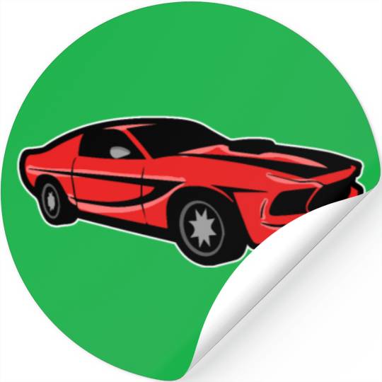 American Muscle Car Stickers
