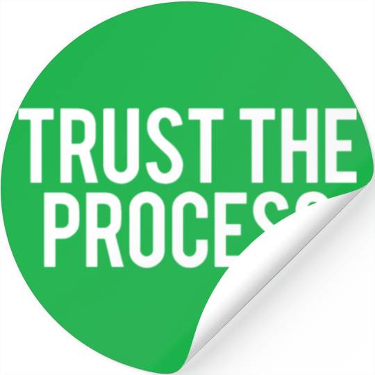 trust the process gym Stickers