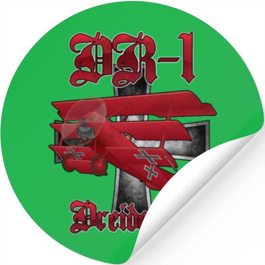 DR-1 Dreidecker Red Baron Triplane WWI Warbird Stickers