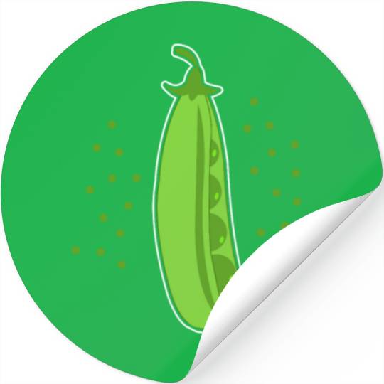Pea Pod Vegetable Stickers