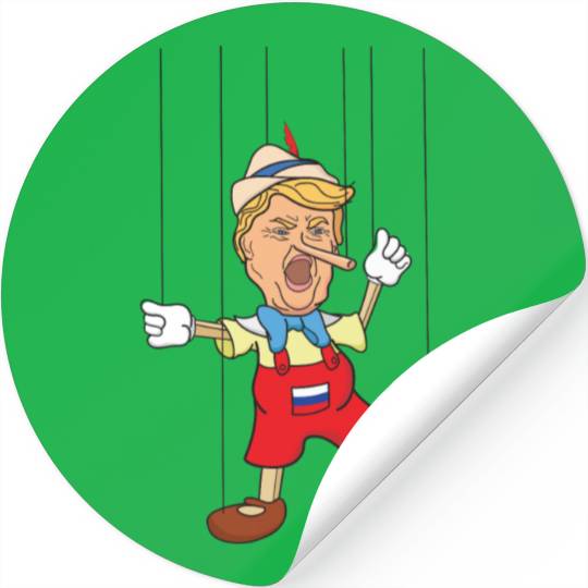 Trump Lying Pinocchio Stickers