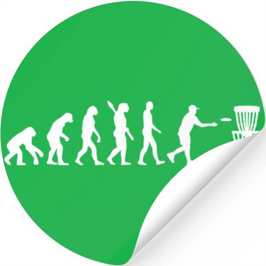 Golf - evolution disc golf Stickers