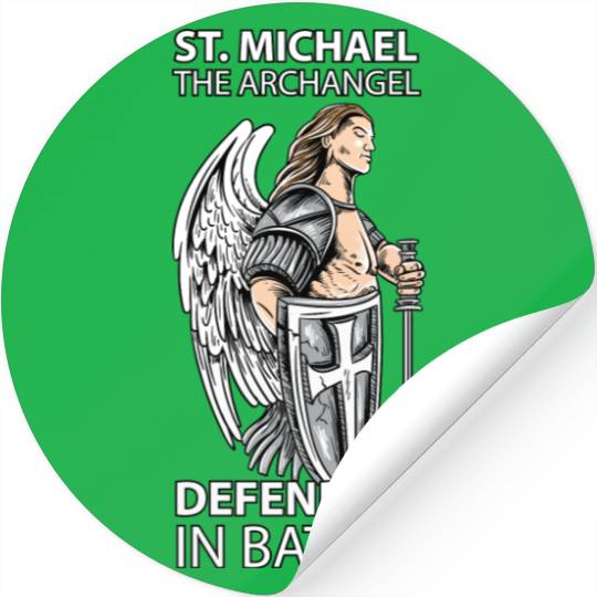 St Michael the Archangel Saints Angel Catholic Stickers