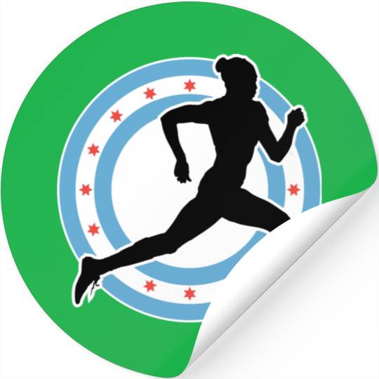 CHICAGO MARATHON 7 Stickers