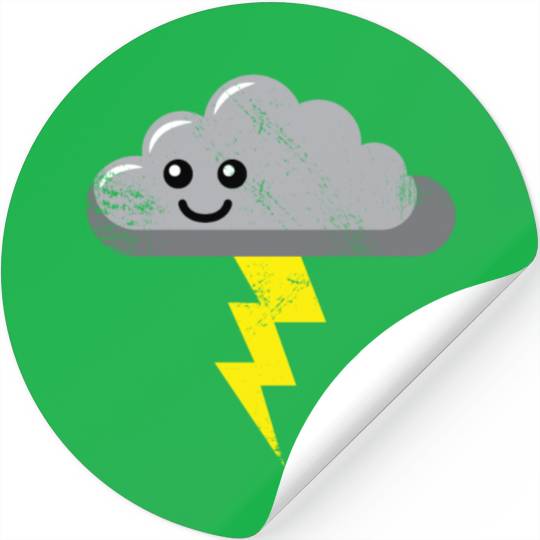 Thundercloud Storm Cloud gift weather Stickers