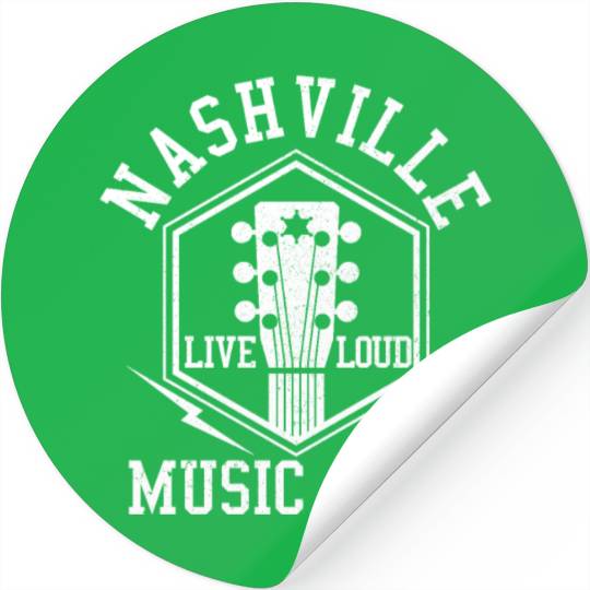 Nashville Tennessee - Country Music City Stickers