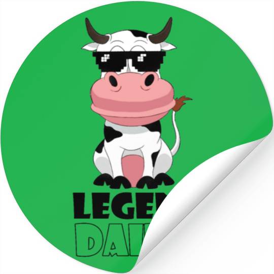 Cow Legend Dairy Stickers