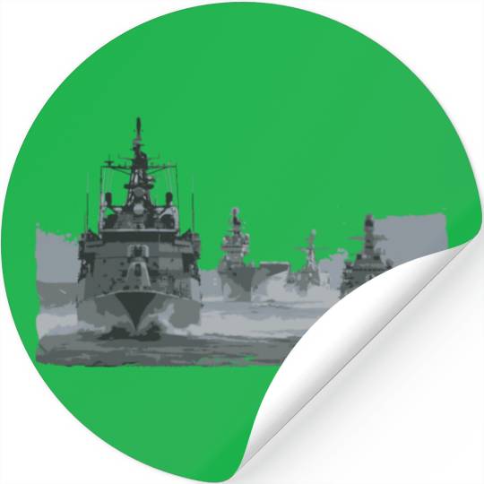 Navy ship Stickers