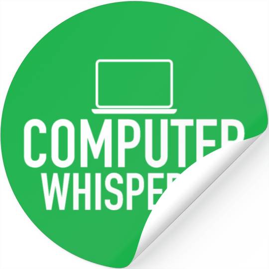 Computer Whisperer Tech Support IT Support IT Nerd Stickers