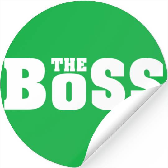 The boss funny Stickers