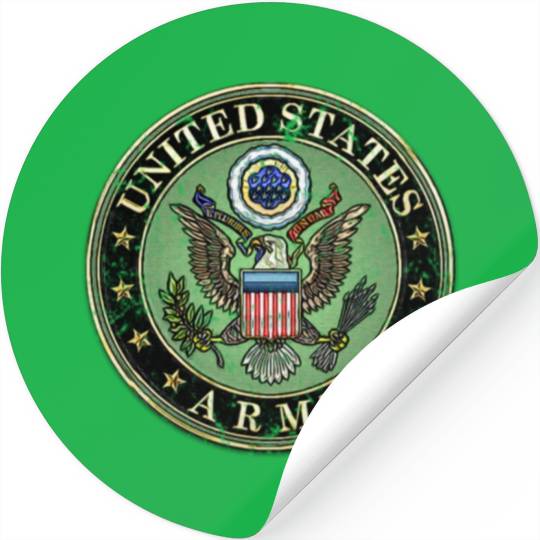 Worn US Army Seal Stickers