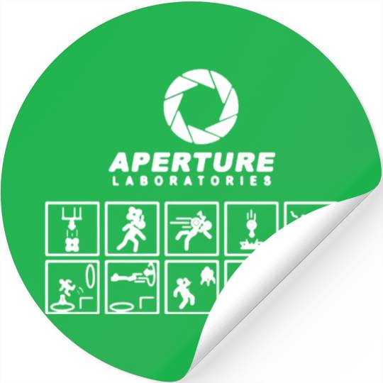 Portal Aperture Science Laboratories Video Game Me Stickers
