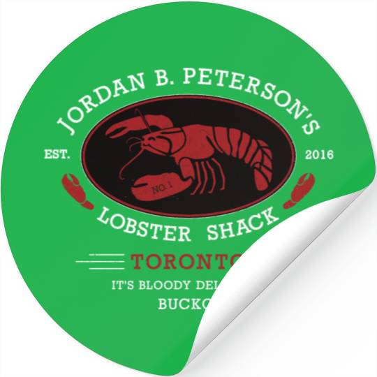 Jordan Peterson - Lobster Shack Bucko Stickers