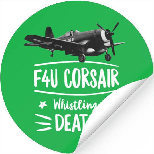 Whistling Death Stickers F4U Corsair WWII Aircraft