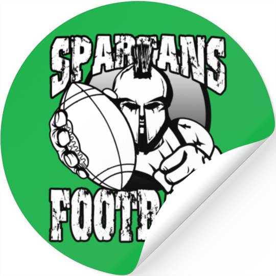 Spartans Football Homecoming Sports School Pride Stickers