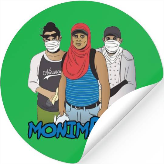 Monimbo Indigenous people of Nicaragua Stickers
