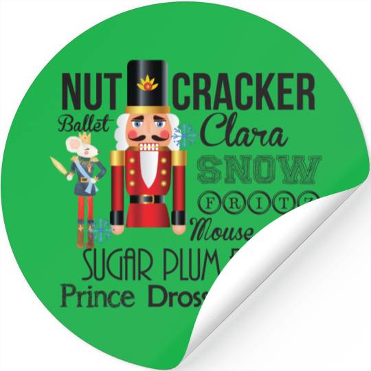 Nutcracker Ballet Stickers - Dance