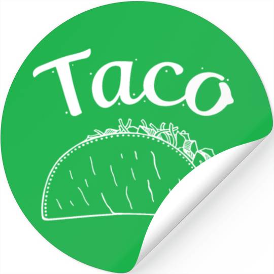 threadrock taco taquito infant bodysuit men matchi Stickers