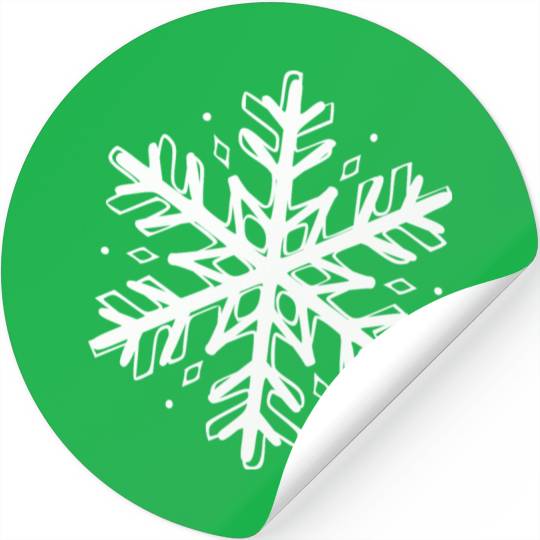 Snowflake Winter Xmas Stickers
