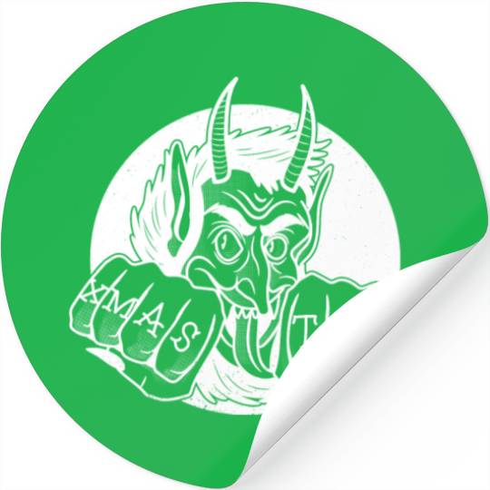 Christmas Krampus Stickers