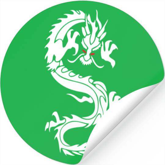 CHINESE DRAGON MMA Stickers