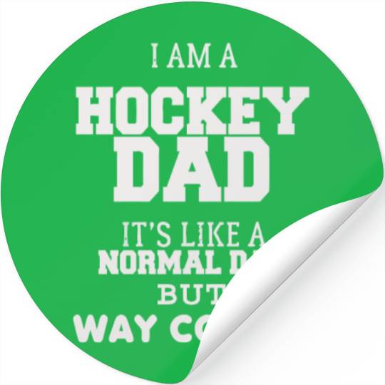 HOCKEY DAD Stickers