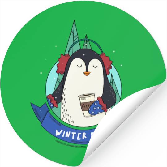 Winter Bliss | Holiday Penguin Stickers