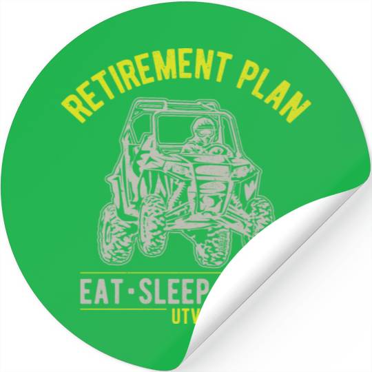 UTV SxS Retirement Plan Stickers