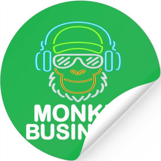 monkey business Stickers