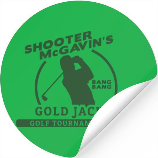 Shooter McGavin Funny Golf Stickers