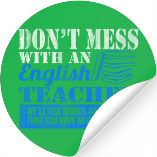 English Teacher Vocabulary Stickers