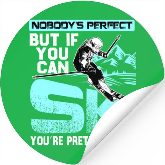 Skiing Stickers