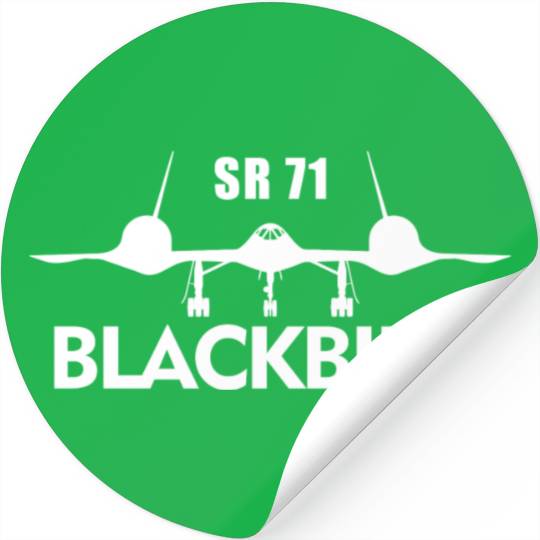 SR 71 BLACKBIRD W Stickers