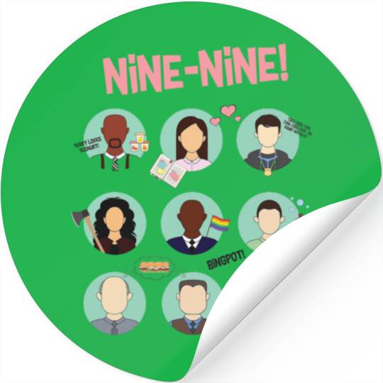 Brooklyn Nine - Nine Squad Stickers