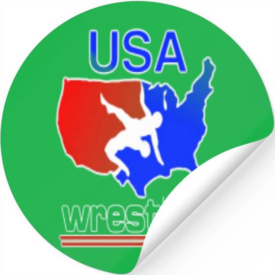 USA Wrestling Stickers