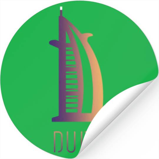 cool Burj al Arab Design in Dubai Stickers