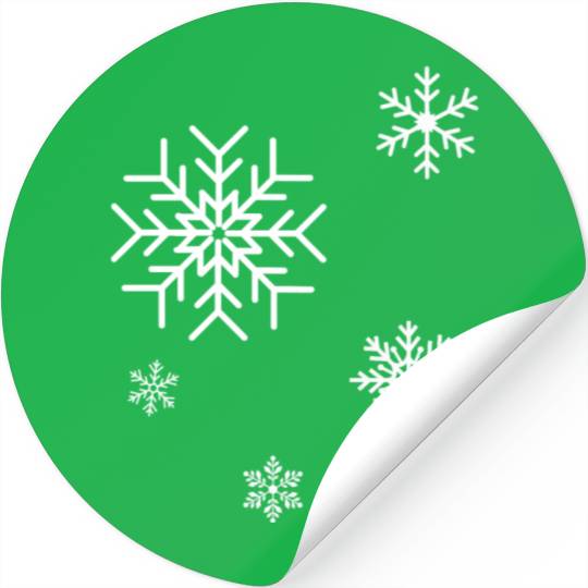 Snowflake Pattern Stickers