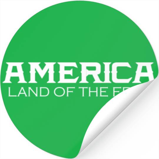 America Land of the Free Stickers