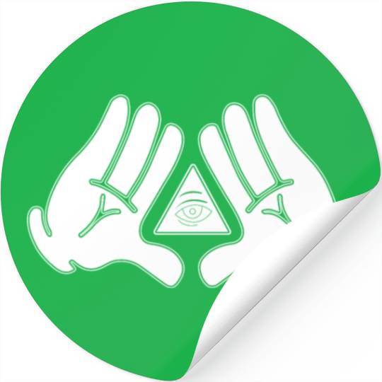 Funny Hova Illuminati Free Mason Secret Society Te Stickers