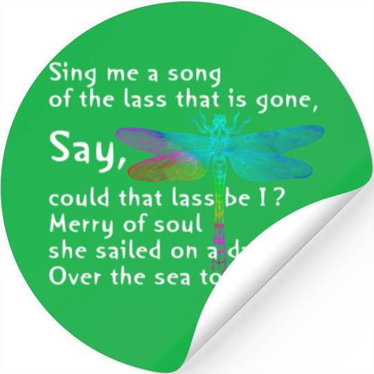 The Dragonfly song Stickers