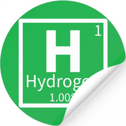 Hydrogen — Periodic Table Element 1 Stickers