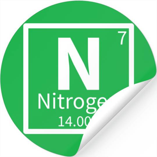 Nitrogen — Periodic Table Element 7 Stickers